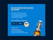 Tablet Screenshot of hacker-pschorr.de
